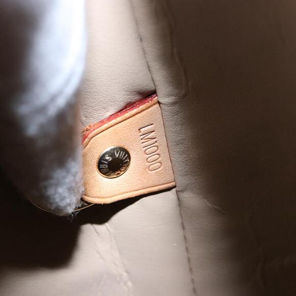 LOUIS VUITTON Monogram Vernis Houston Hand Bag Beige M91004 - Picture 13 of 13